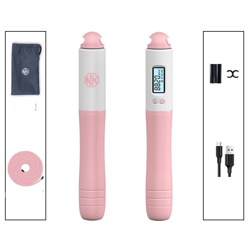 Smart Bluetooth Adjustable Skipping Rope – Electronic Fitness Counter with Mobile App & USB Recharge