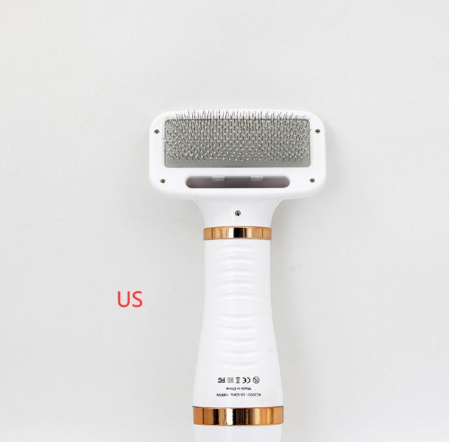 2-in-1 Pet Drying Brush β Hair Dryer Comb for Fast Grooming & Fluffy Finish