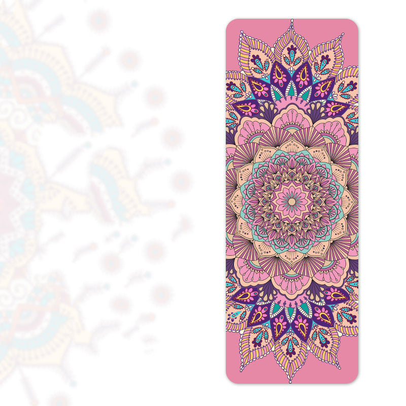 Foldable Suede Natural Rubber Yoga Mat – Non-Slip Eco-Friendly Travel Mat