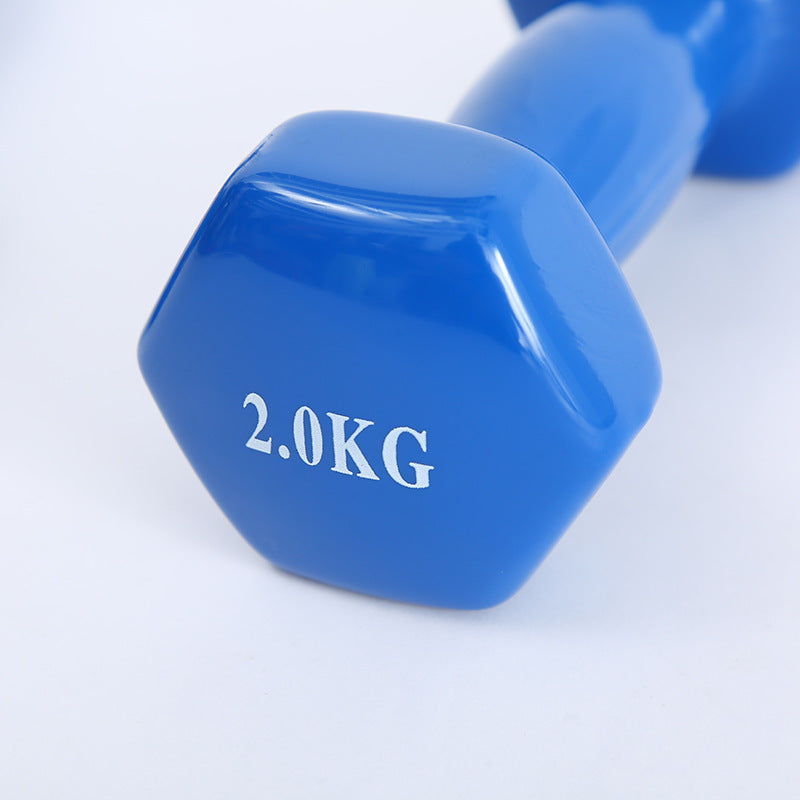 Color Fitness Dumbbells – Non-Slip Neoprene Hand Weights (0.5 kg – 5 kg)