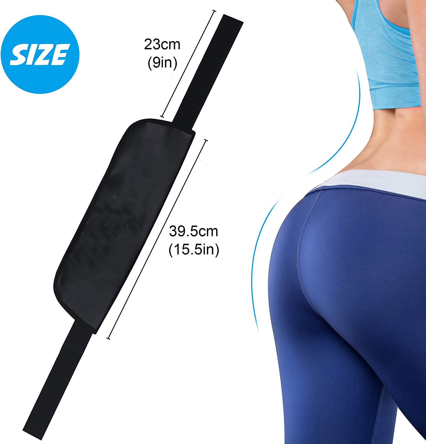 Hip Thrust Belt – Glute Bridge & Booty Training Belt (for Dumbbells & Kettlebells)