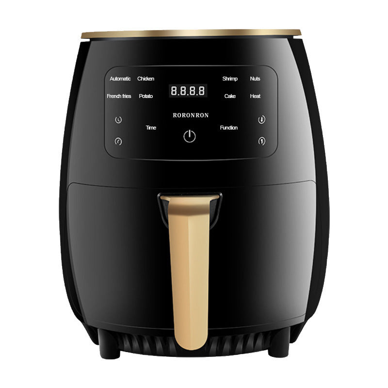 Smart Touch Air Fryer – 1400W Stainless Steel Electric Fryer with Auto Power Off