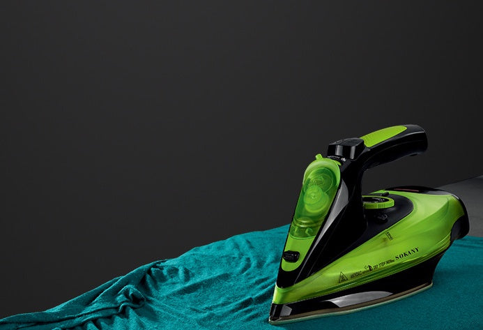 Steam Iron – 5-Speed Cordless Portable Clothes Steamer with Ceramic Soleplate