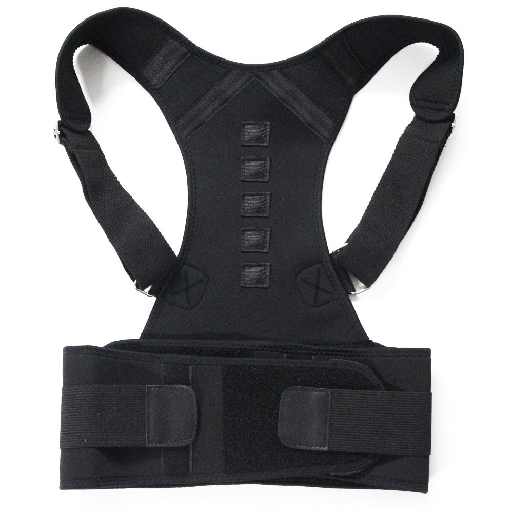 Adjustable Magnetic Posture Corrector – Back & Lumbar Support Brace for Men & Women