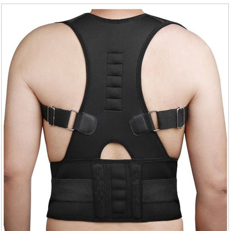 Adjustable Magnetic Posture Corrector – Back & Lumbar Support Brace for Men & Women