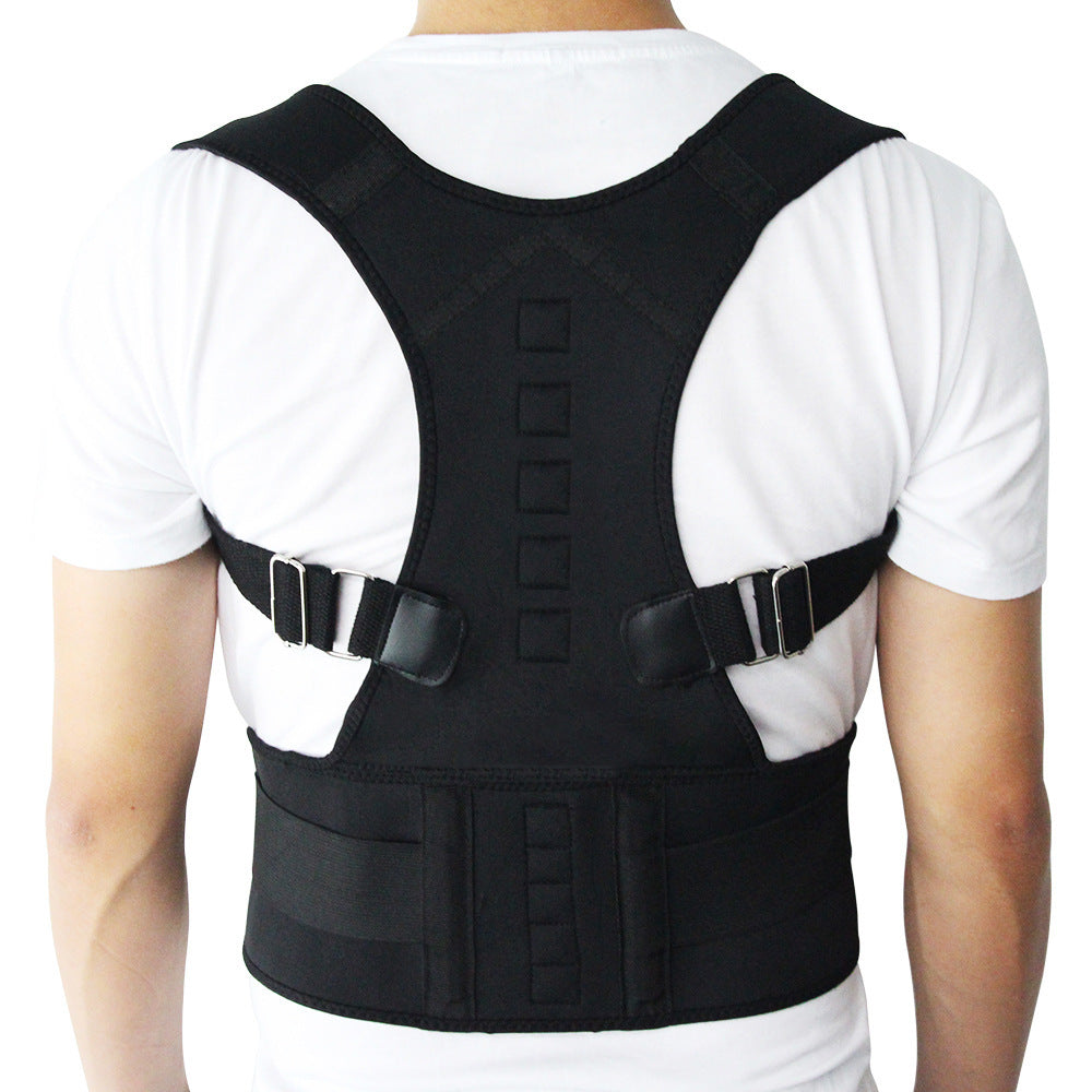 Adjustable Magnetic Posture Corrector – Back & Lumbar Support Brace for Men & Women