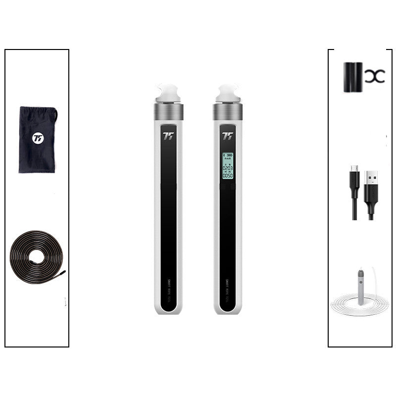 Smart Bluetooth Adjustable Skipping Rope – Electronic Fitness Counter with Mobile App & USB Recharge