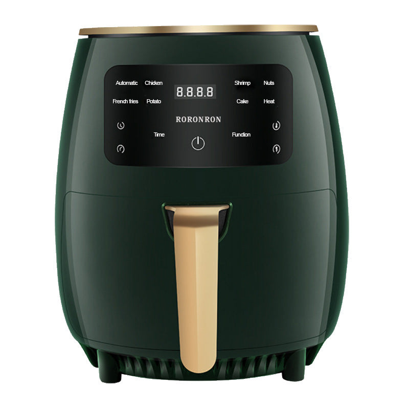 Smart Touch Air Fryer – 1400W Stainless Steel Electric Fryer with Auto Power Off