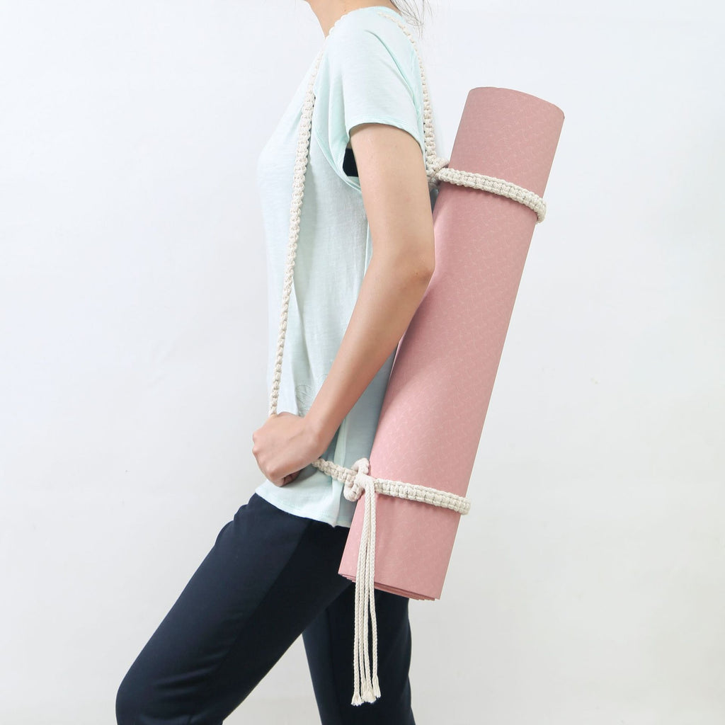 Handmade Cotton Yoga Mat Carry Bag – Eco-Friendly, Lightweight & Durable