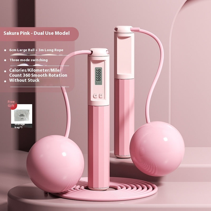 Smart Counting Skipping Rope – Digital Fitness Jump Rope with Calorie & Time Tracker
