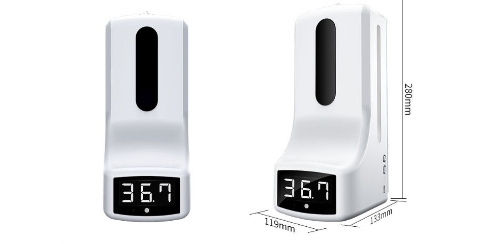 Automatic Induction Soap Dispenser – Touchless Infrared Temperature Measuring Disinfection Dispenser