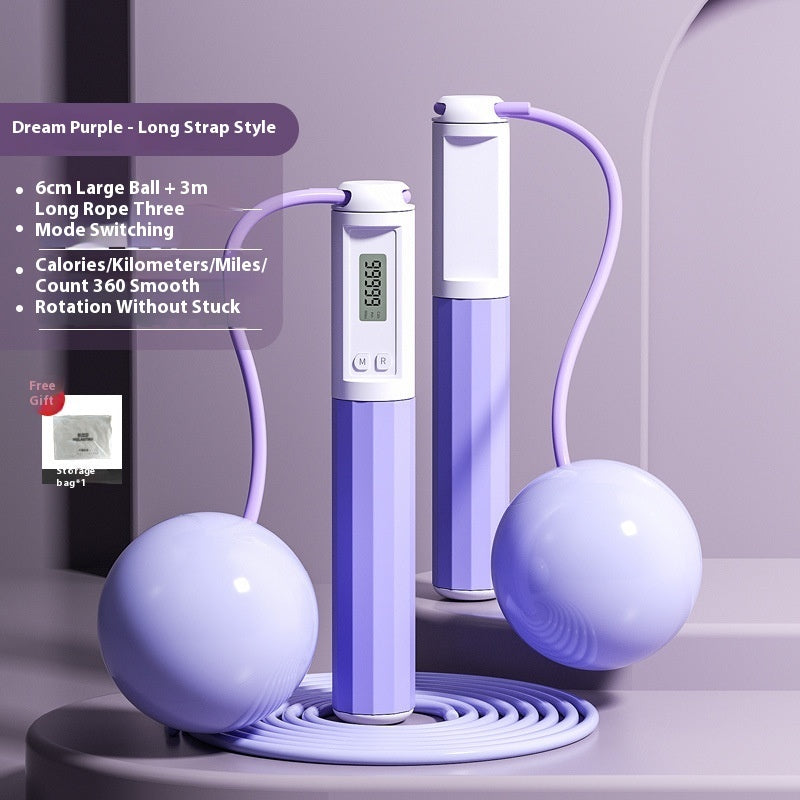 Smart Counting Skipping Rope – Digital Fitness Jump Rope with Calorie & Time Tracker