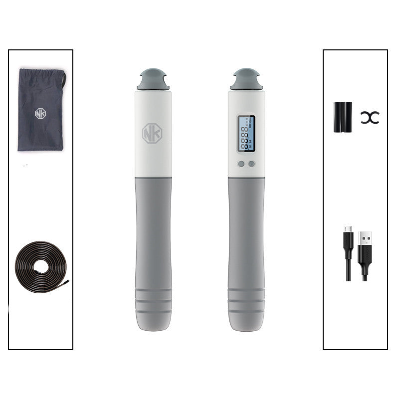 Smart Bluetooth Adjustable Skipping Rope – Electronic Fitness Counter with Mobile App & USB Recharge