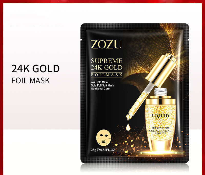 Gold Leaf Face Mask – Moisturizing & Hydrating Luxury Skincare Mask