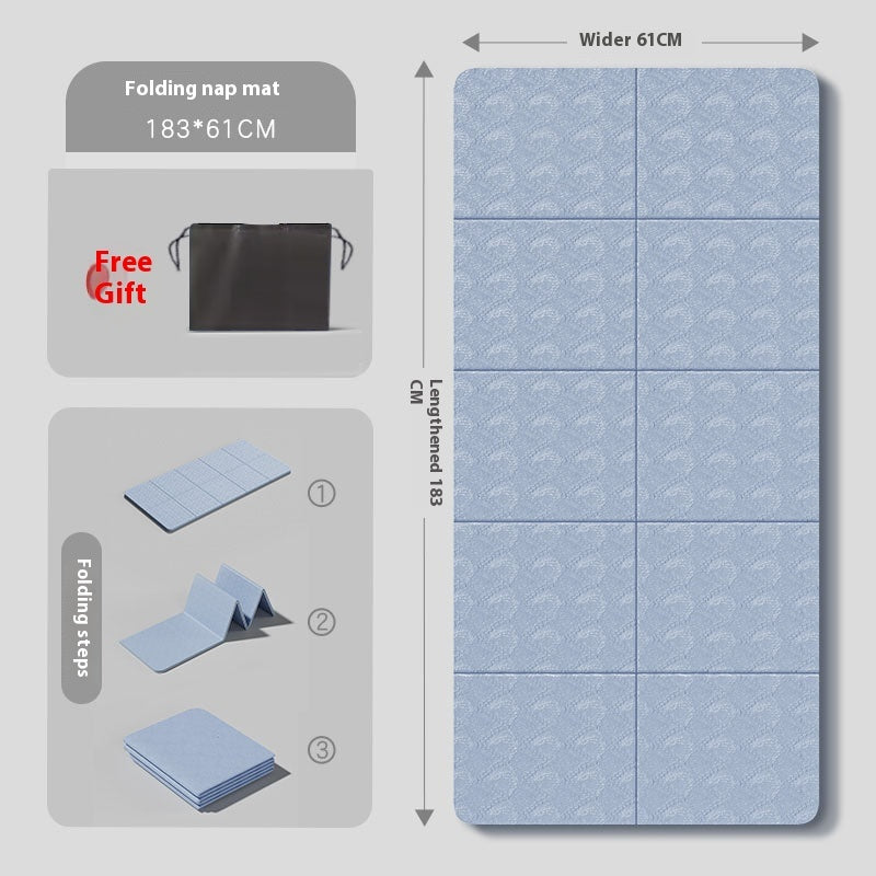 Foldable Yoga Mat – Thickened Non-Slip Fitness & Exercise Mat (Portable Design)