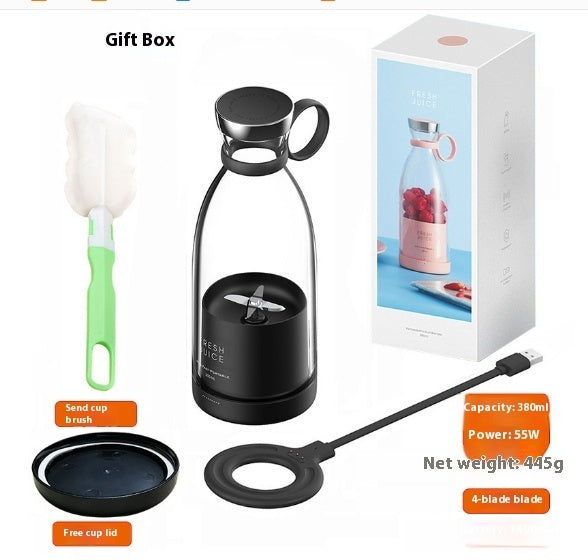 350ML Portable Electric Juicer Blender – USB Rechargeable Smoothie Maker Cup