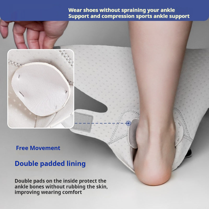 Adjustable 8-Shape Ankle Support Strap – Breathable Compression Brace for Injury & Sports Recovery