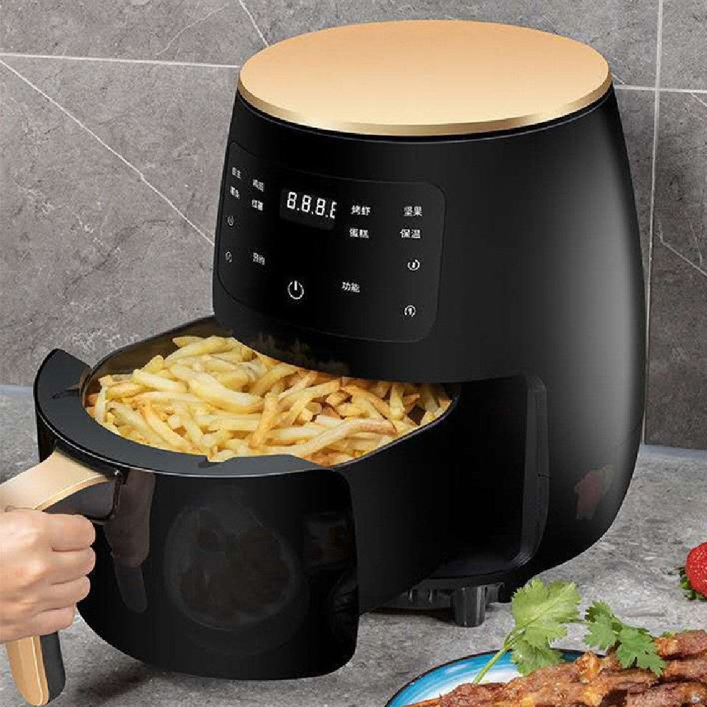Smart Touch Air Fryer – 1400W Stainless Steel Electric Fryer with Auto Power Off