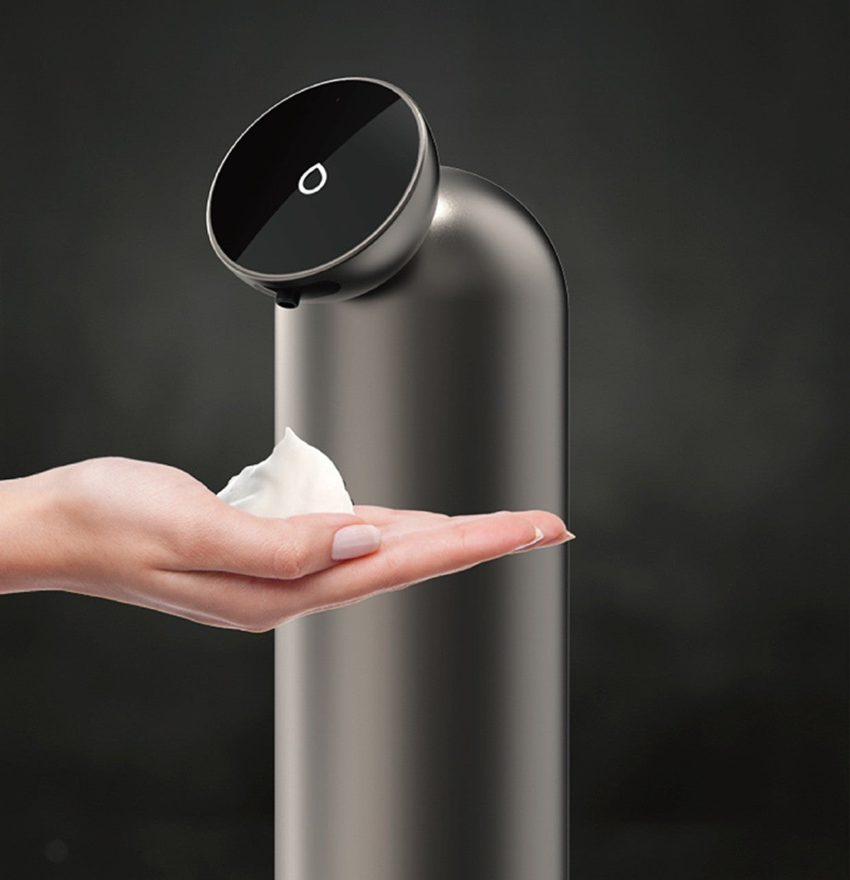 Intelligent Automatic Foaming Soap Dispenser – Luxury Metal Touchless Sensor with Adjustable Foam Levels