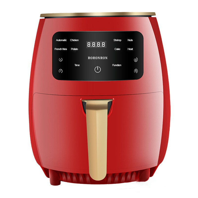 Smart Touch Air Fryer – 1400W Stainless Steel Electric Fryer with Auto Power Off
