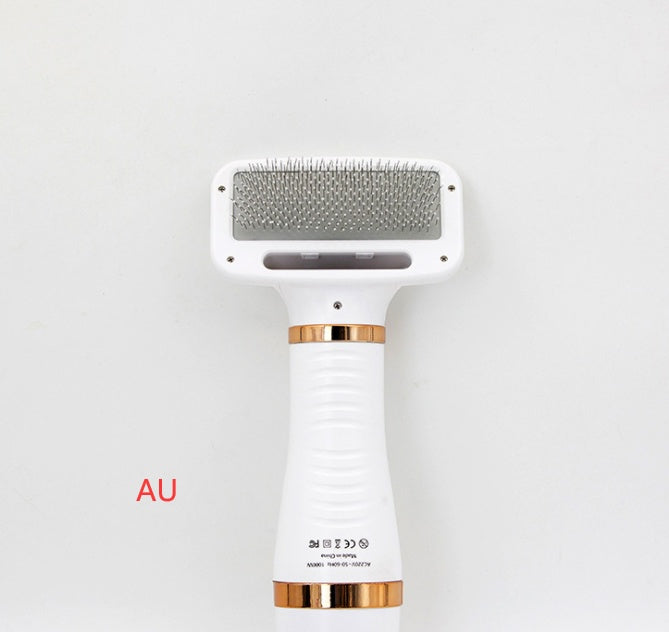 2-in-1 Pet Drying Brush – Hair Dryer Comb for Fast Grooming & Fluffy Finish