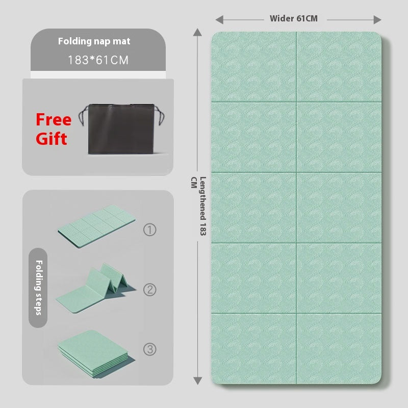 Foldable Yoga Mat – Thickened Non-Slip Fitness & Exercise Mat (Portable Design)