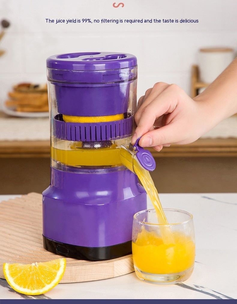 Electric Orange & Lemon Juicer – USB Rechargeable Dual-Battery Citrus Squeezer