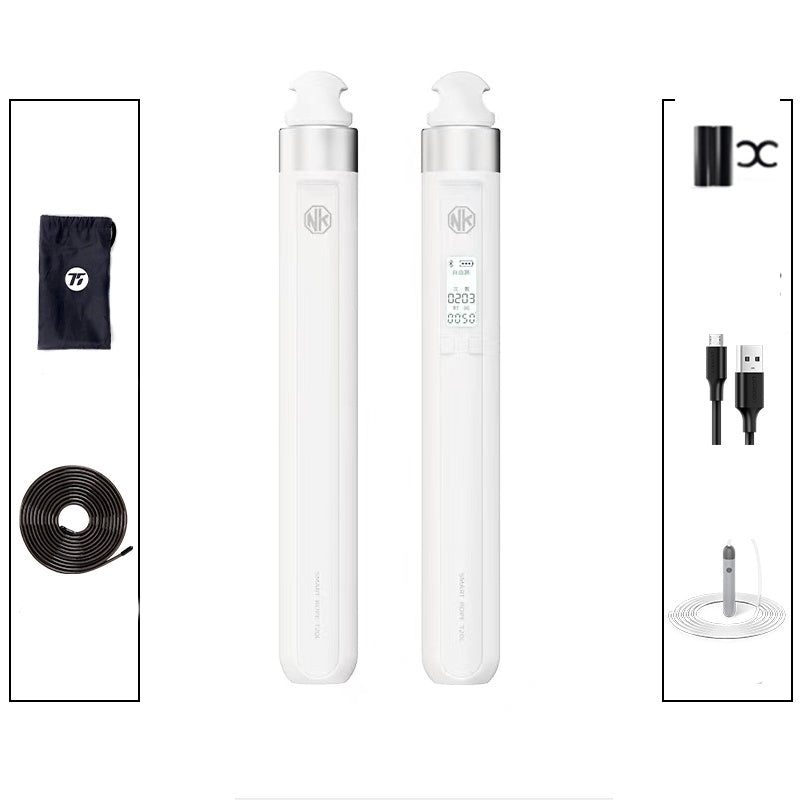 Smart Bluetooth Adjustable Skipping Rope – Electronic Fitness Counter with Mobile App & USB Recharge