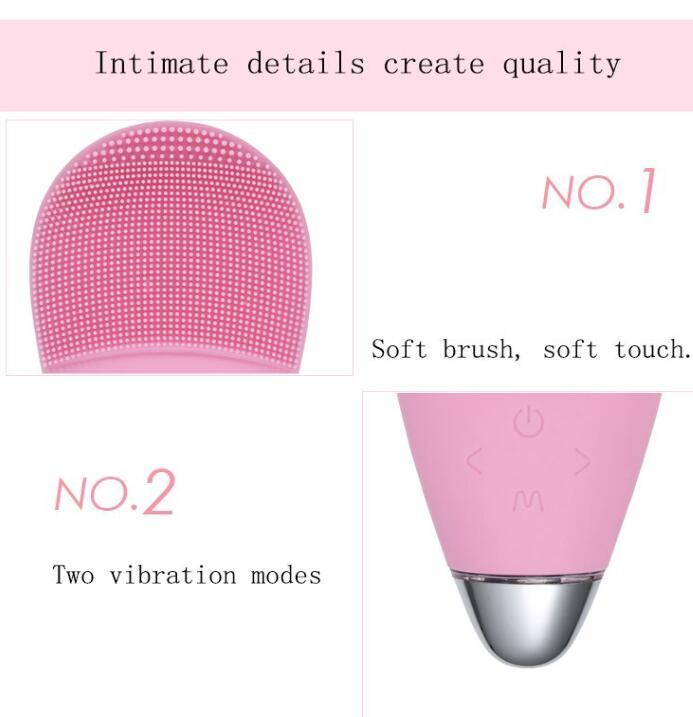 Electric Facial Cleansing Brush – Portable Deep Pore Exfoliating & Massage Tool