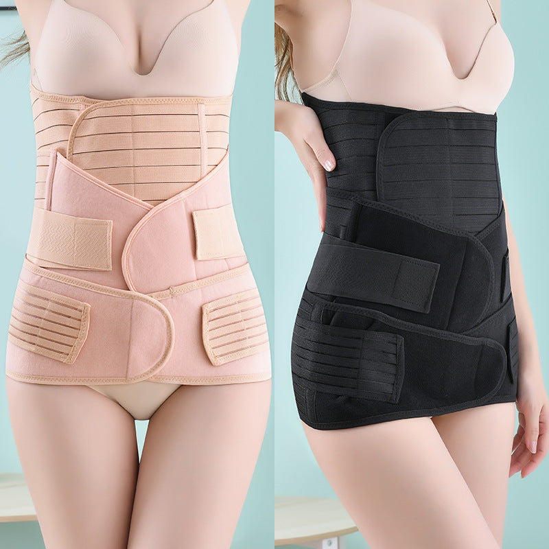 Postpartum Belly Band 2-in-1 or 3-in-1 Recovery Set – Adjustable Waist & Pelvic Support