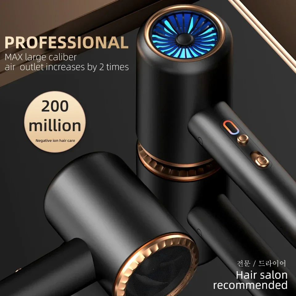 F33 Professional Hair Dryer 2400W – Hot & Cold Wind Ionic Salon Blow Dryer