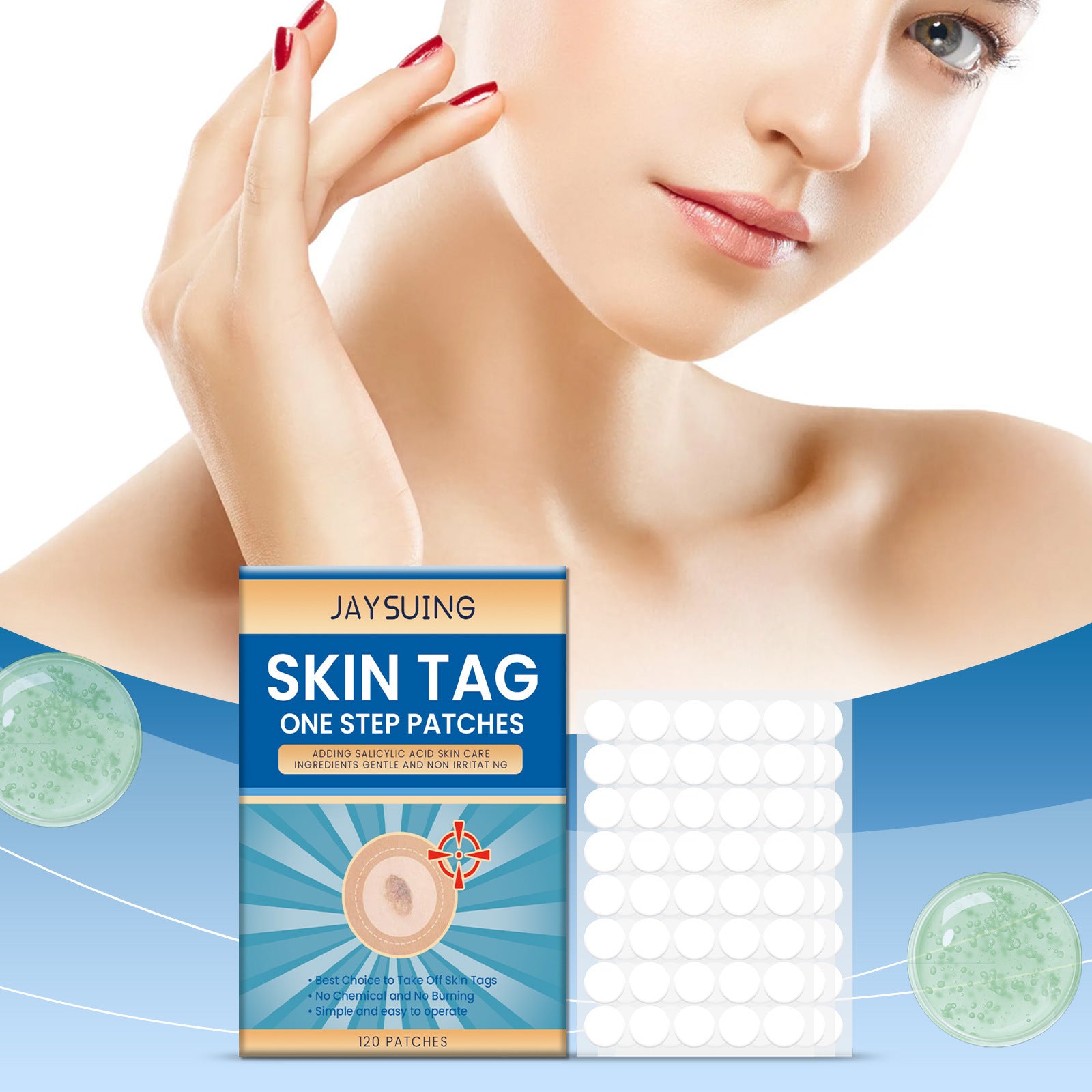 Skin Smooth Nursing Adhesive Bandage – Gentle Protective Patches (120 PCS)