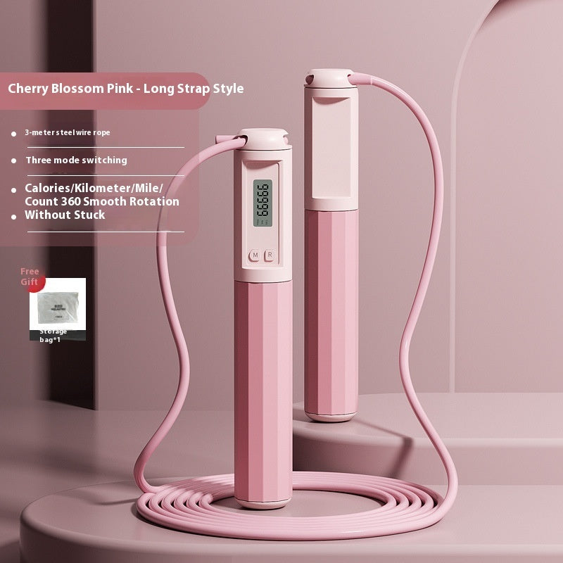Smart Counting Skipping Rope – Digital Fitness Jump Rope with Calorie & Time Tracker