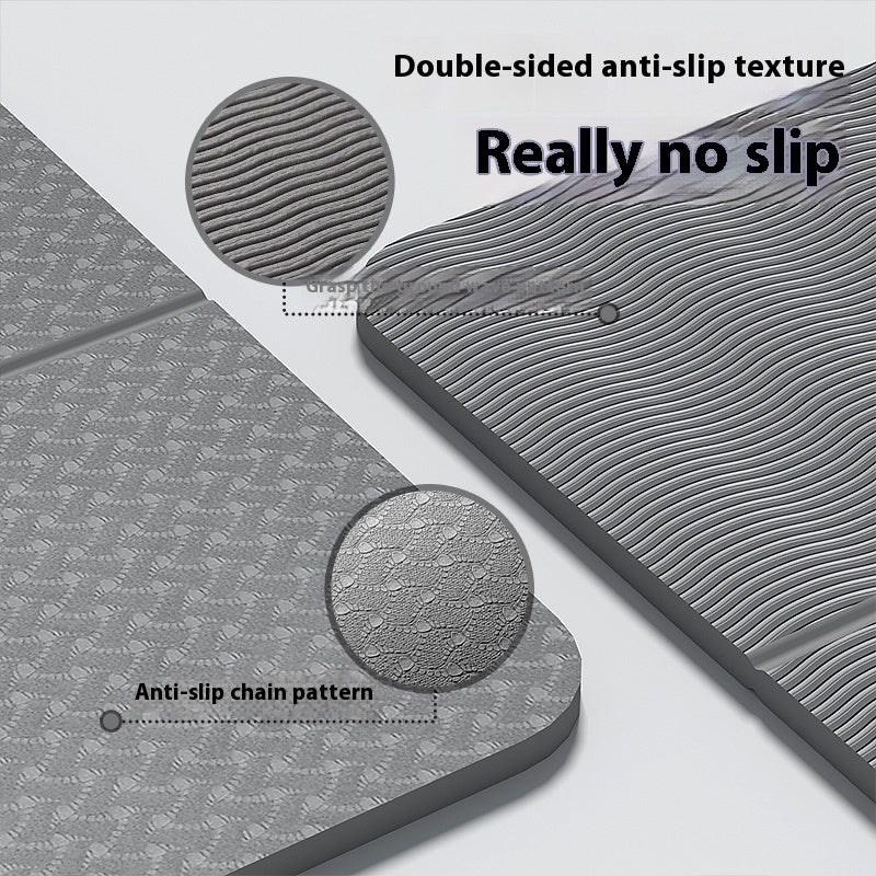Foldable Yoga Mat – Thickened Non-Slip Fitness & Exercise Mat (Portable Design)