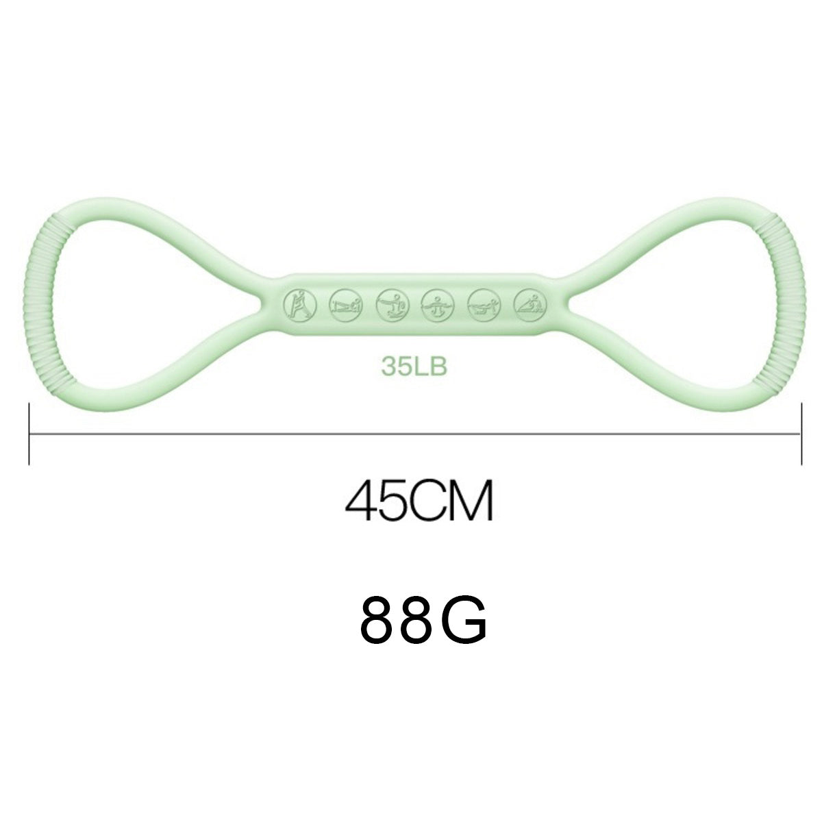 Resistance Bands Set for Legs & Booty – 3 Levels (Light, Medium, Heavy)
