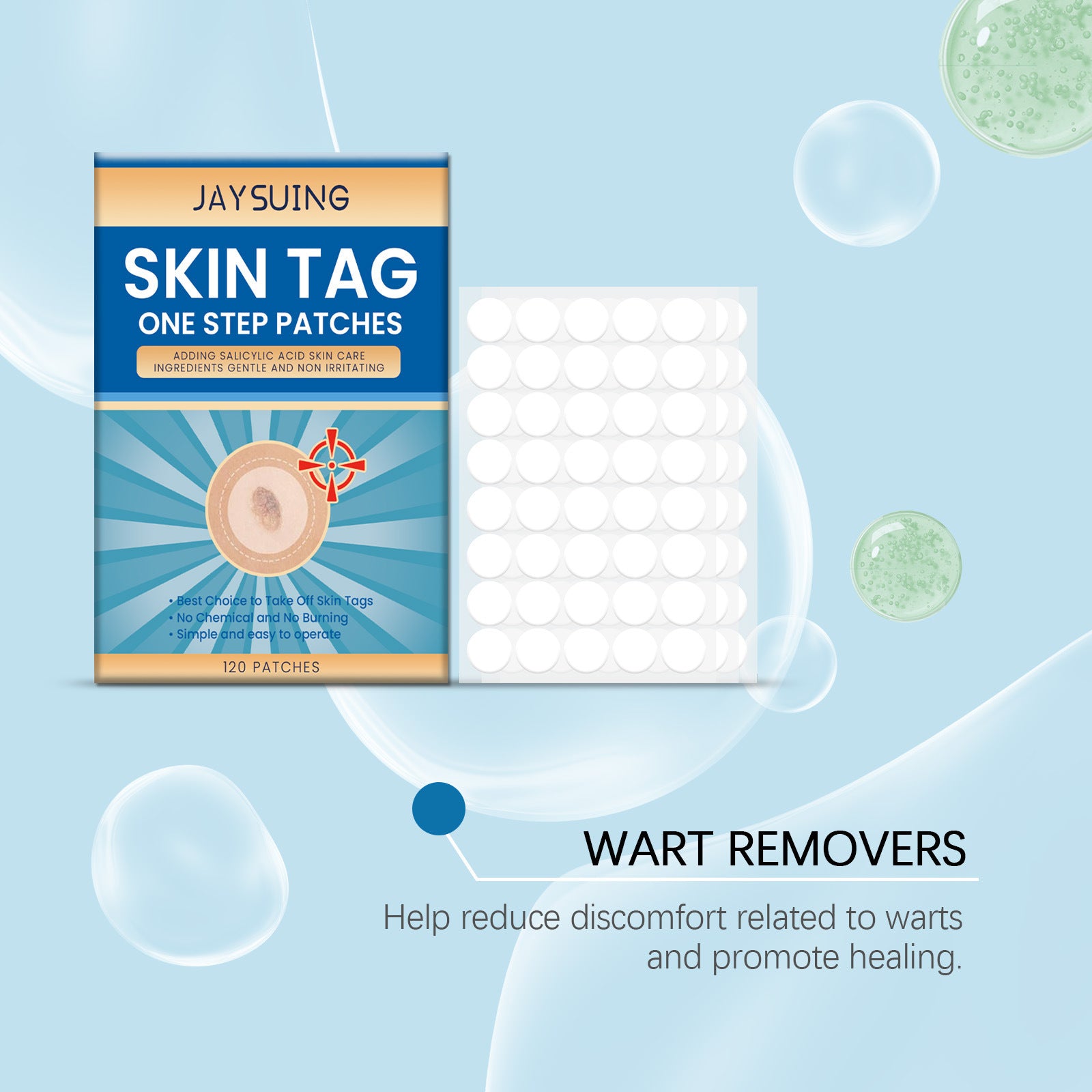 Skin Smooth Nursing Adhesive Bandage – Gentle Protective Patches (120 PCS)