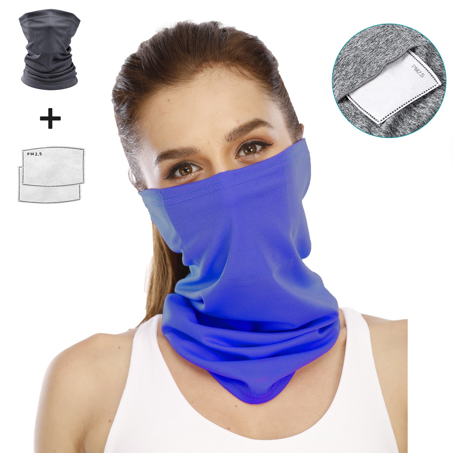 Ice Silk Riding Mask – Breathable Sports Scarf for Cycling, Fishing & Sun Protection