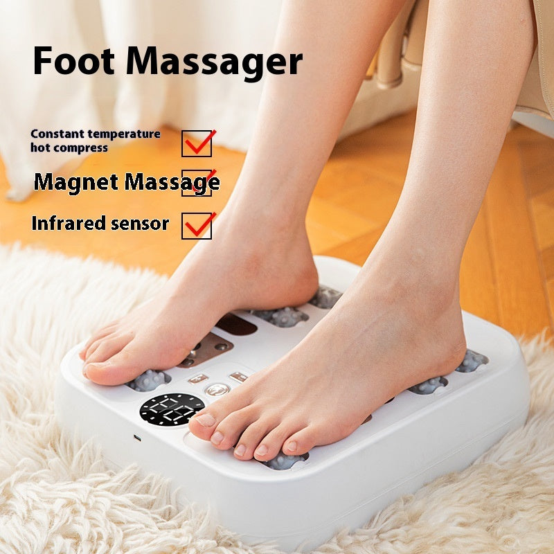Wireless Automatic Foot Massager – Deep Kneading & Heating Recovery Device