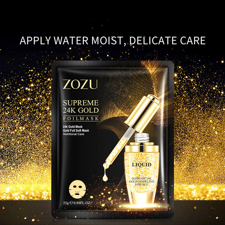 Gold Leaf Face Mask – Moisturizing & Hydrating Luxury Skincare Mask