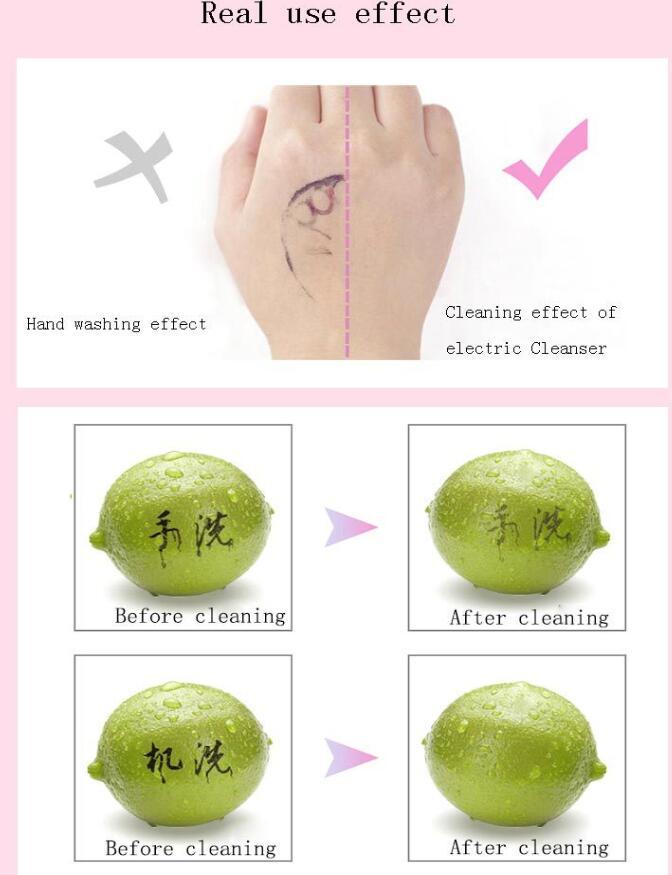 Electric Facial Cleansing Brush – Portable Deep Pore Exfoliating & Massage Tool
