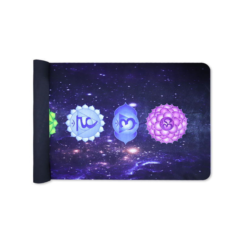 Foldable Suede Natural Rubber Yoga Mat – Non-Slip Eco-Friendly Travel Mat