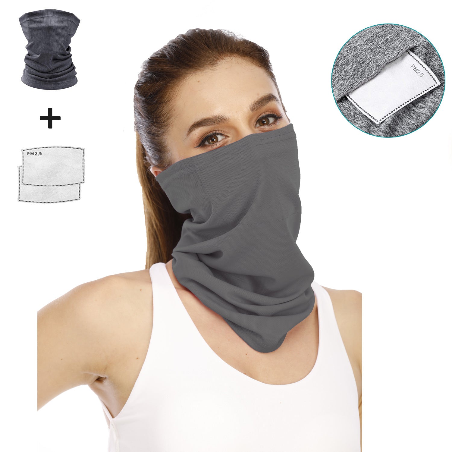 Ice Silk Riding Mask – Breathable Sports Scarf for Cycling, Fishing & Sun Protection