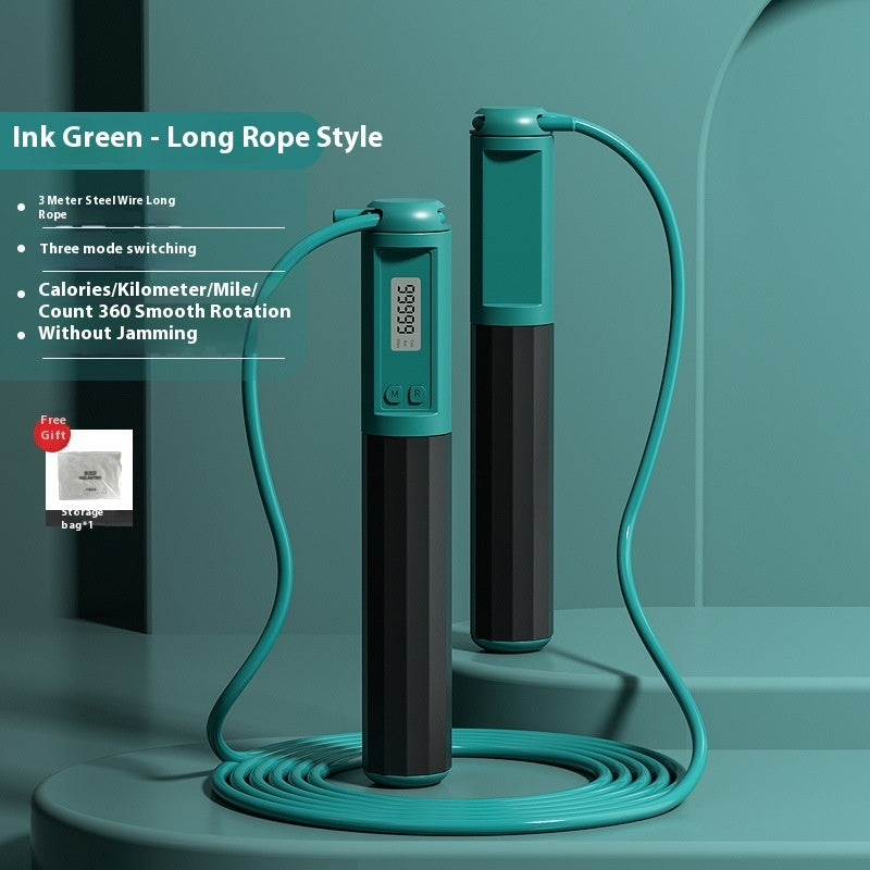 Smart Counting Skipping Rope – Digital Fitness Jump Rope with Calorie & Time Tracker