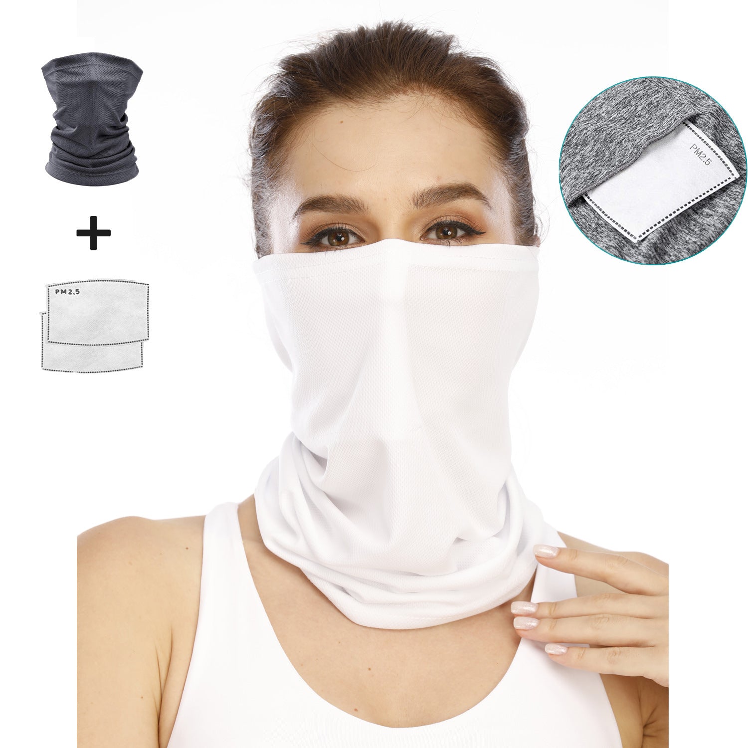 Ice Silk Riding Mask – Breathable Sports Scarf for Cycling, Fishing & Sun Protection