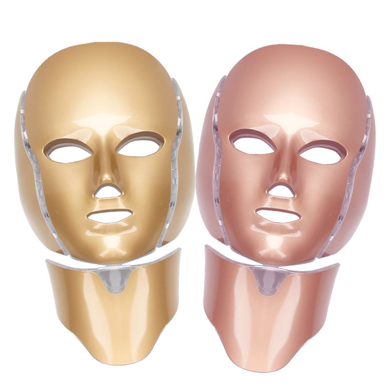 Professional LED Light Therapy Mask for Face & Neck – 7 Colors Rejuvenation