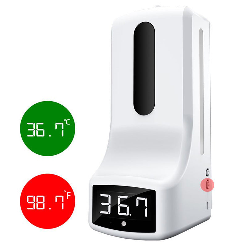 Automatic Induction Soap Dispenser – Touchless Infrared Temperature Measuring Disinfection Dispenser