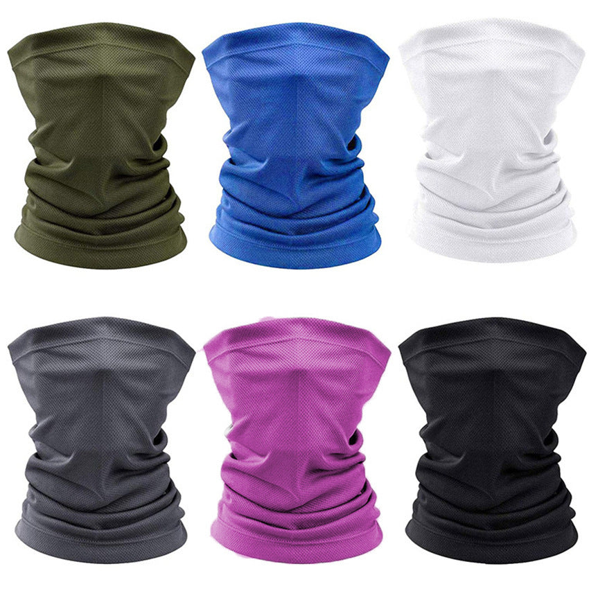 Ice Silk Riding Mask – Breathable Sports Scarf for Cycling, Fishing & Sun Protection