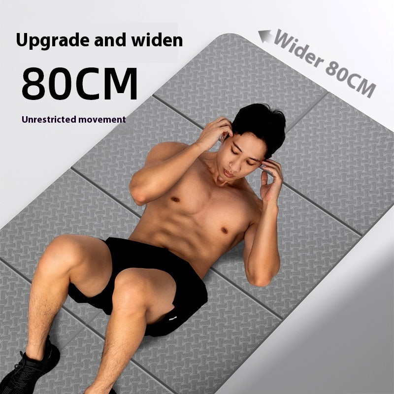Foldable Yoga Mat – Thickened Non-Slip Fitness & Exercise Mat (Portable Design)