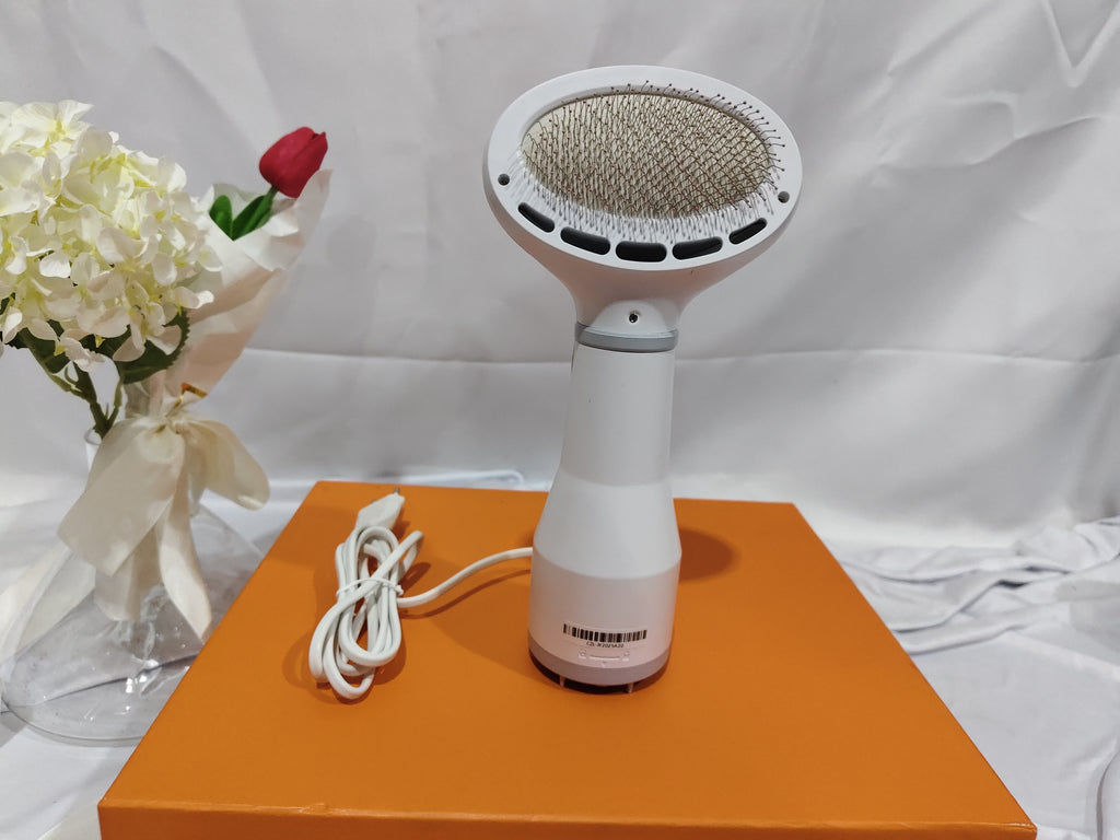Dadypet Pet Hair Dryer – 2-in-1 Grooming Dryer & Slicker Brush for Dogs & Cats