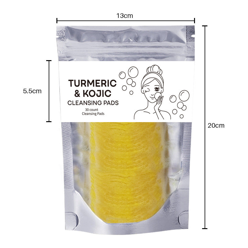 Turmeric Cleansing Mousse & Facial Cleaning Pads – Deep Pore & Brightening Skincare